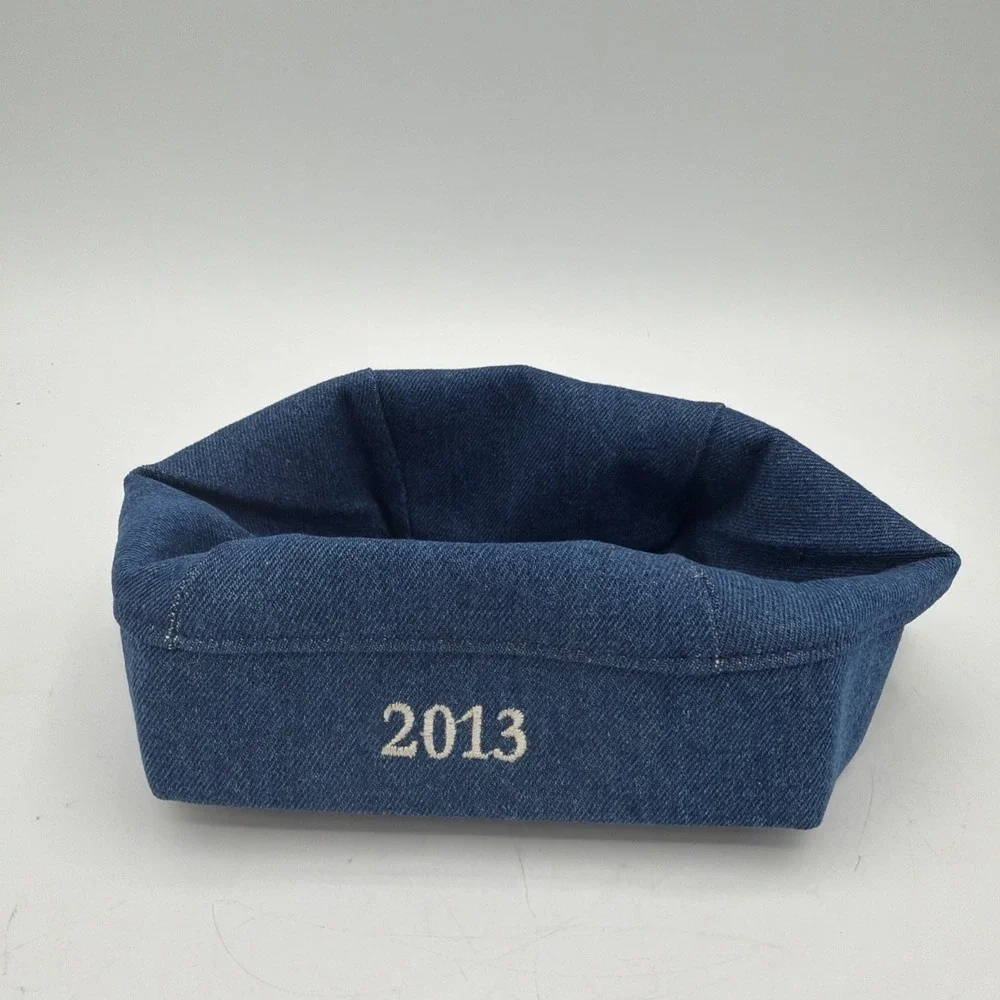 🧺👧 Longaberger 2013 Kids Make‑A‑Basket Liner‎ ONLY – Denim – NIP 👦✨